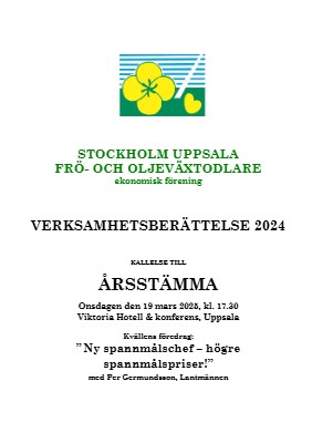 SUFO Verksamhetsberättelse 2024